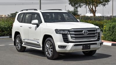 تويوتا لاند كروزر ECTAGR024 - 2025 Toyota LC300 GXR High -  3.5L Petrol Auto - White w Black