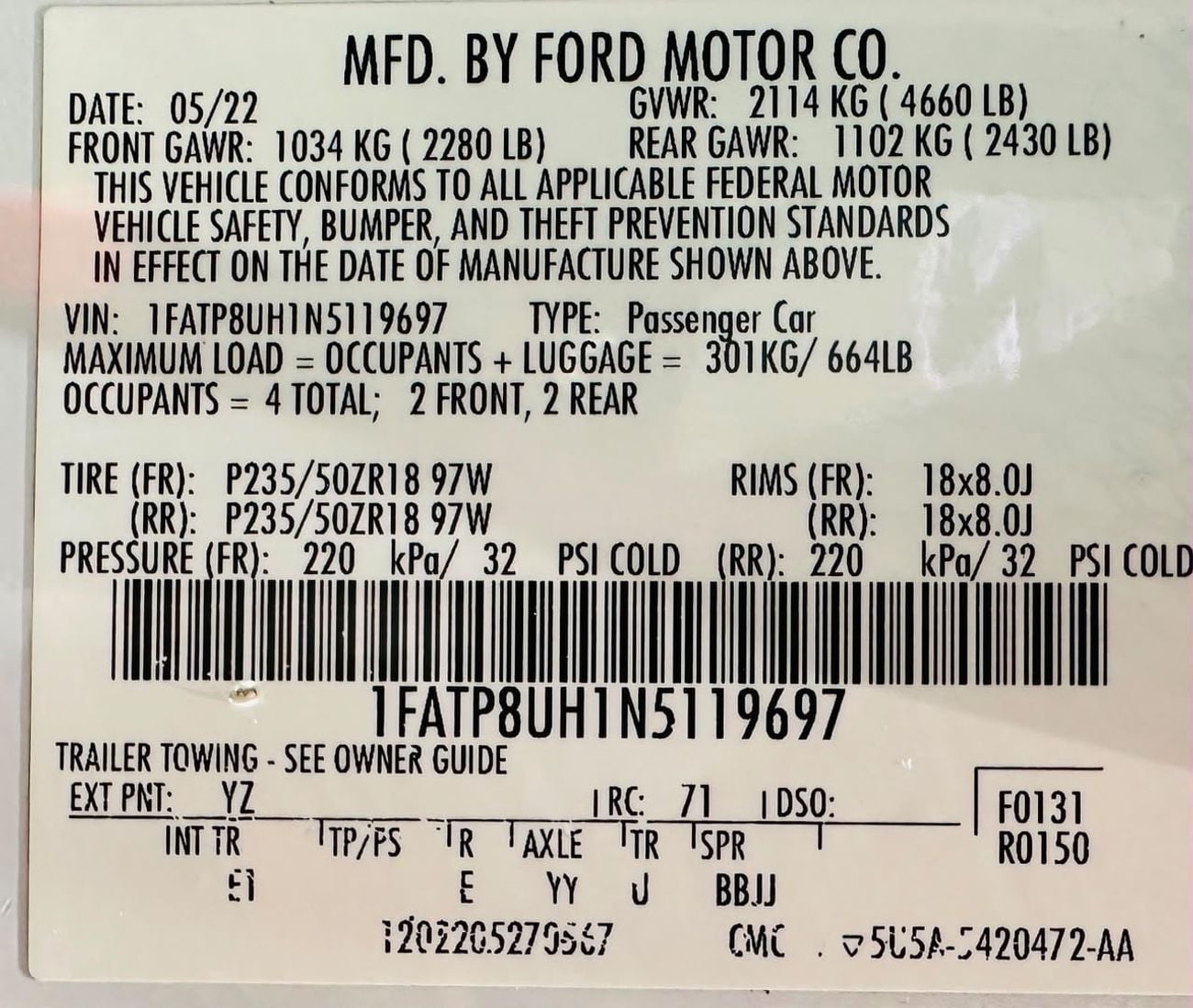 Ford Mustang GT PREMIUM