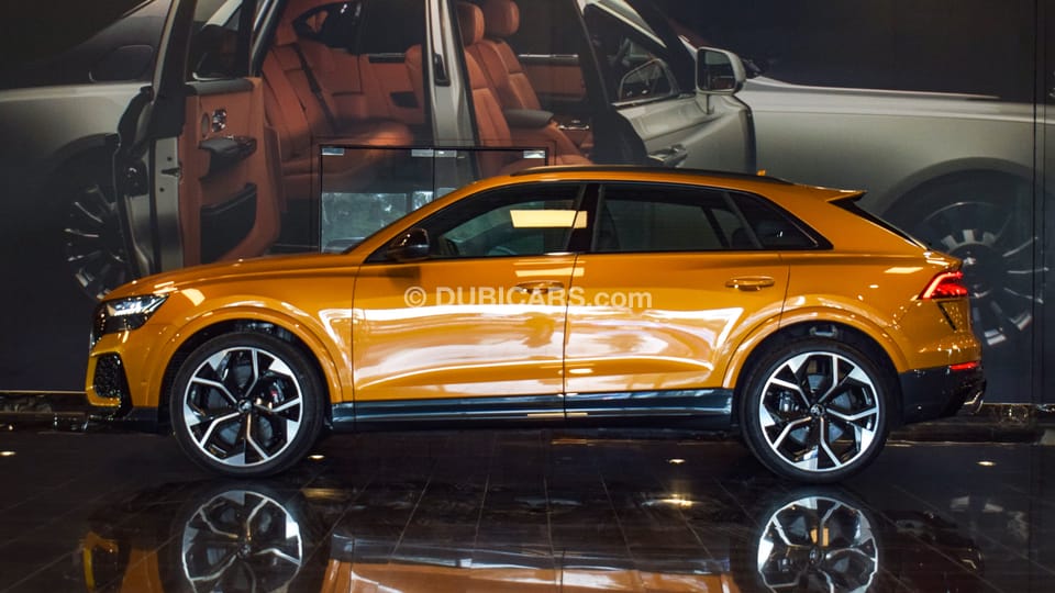 Audi RSQ8 for sale: AED 620,000. Orange, 2020
