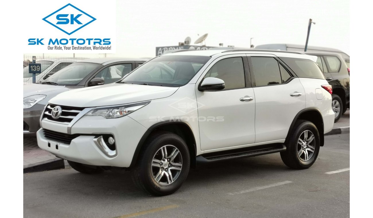 Toyota Fortuner 2.7L, 17" Rims, DRL LED Headlights, Front & Rear A/C, Rear Parking Sensor, Fabric Seats (LOT # 8006)