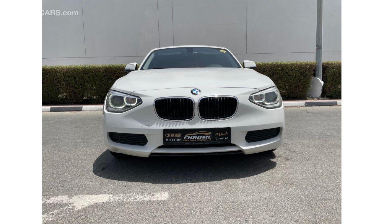 بي أم دبليو 116 BMW 116 2014 GCC  EXCELLENT CONDITION WITH TWO KEYS