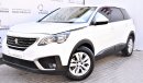 Peugeot 5008 1.6L ACTIVE 2021 GCC SPECS AGENCY WARRANTY UP TO 2025 OR 100000KM