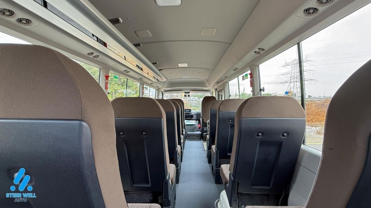 Toyota Coaster 2025 | 23-Seater | 4.0L Diesel | RWD | GCC Specs | Full Option White | BEST PRICE