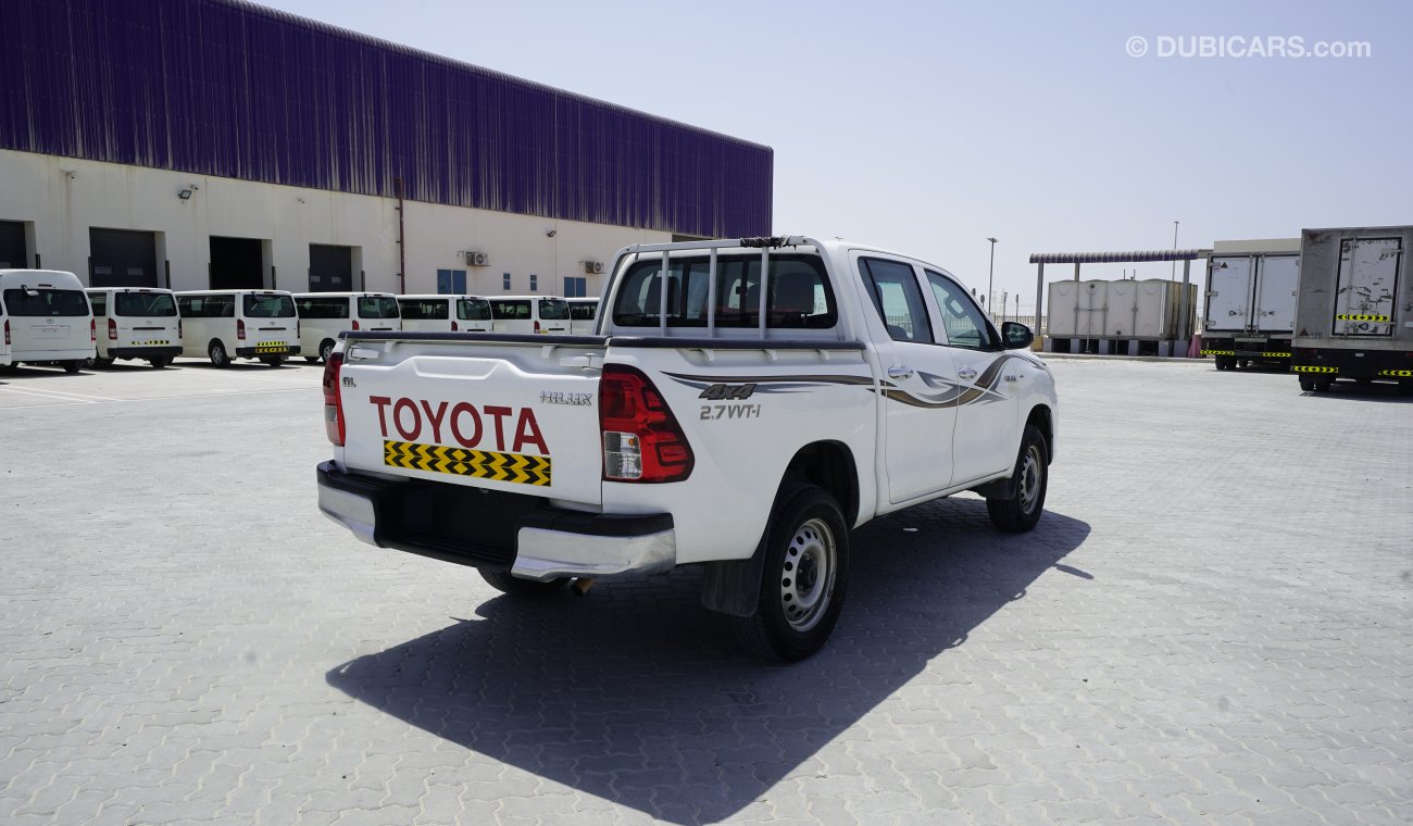 Toyota Hilux DC 4x4 2.7cc Manual transmission, 2018 for sale(2229)