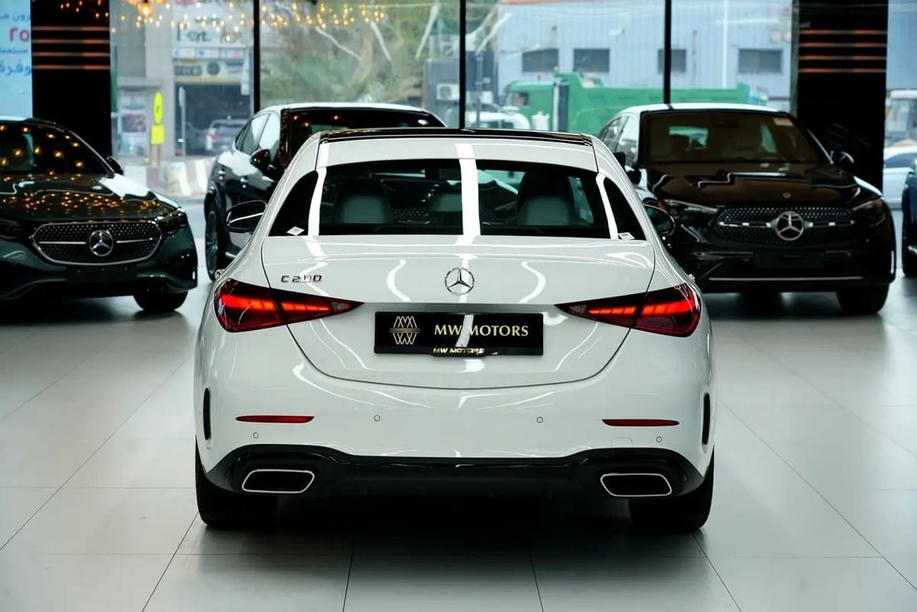 مرسيدس بنز C 200 C 200 | GCC 0km | Agency Warranrty | AMG Package