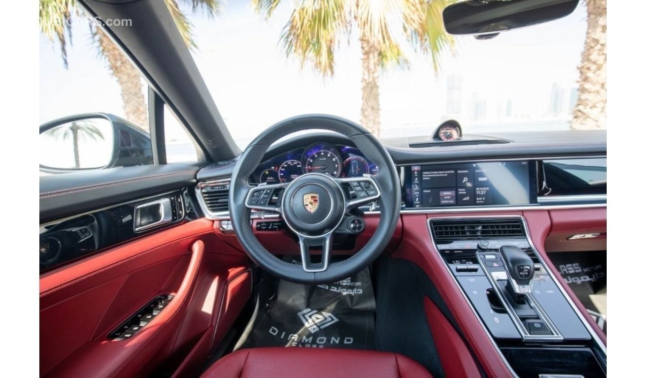 Porsche Panamera Porsche Panamera 4  3.0T V6  Red Interior  Full Option 2020 GCC