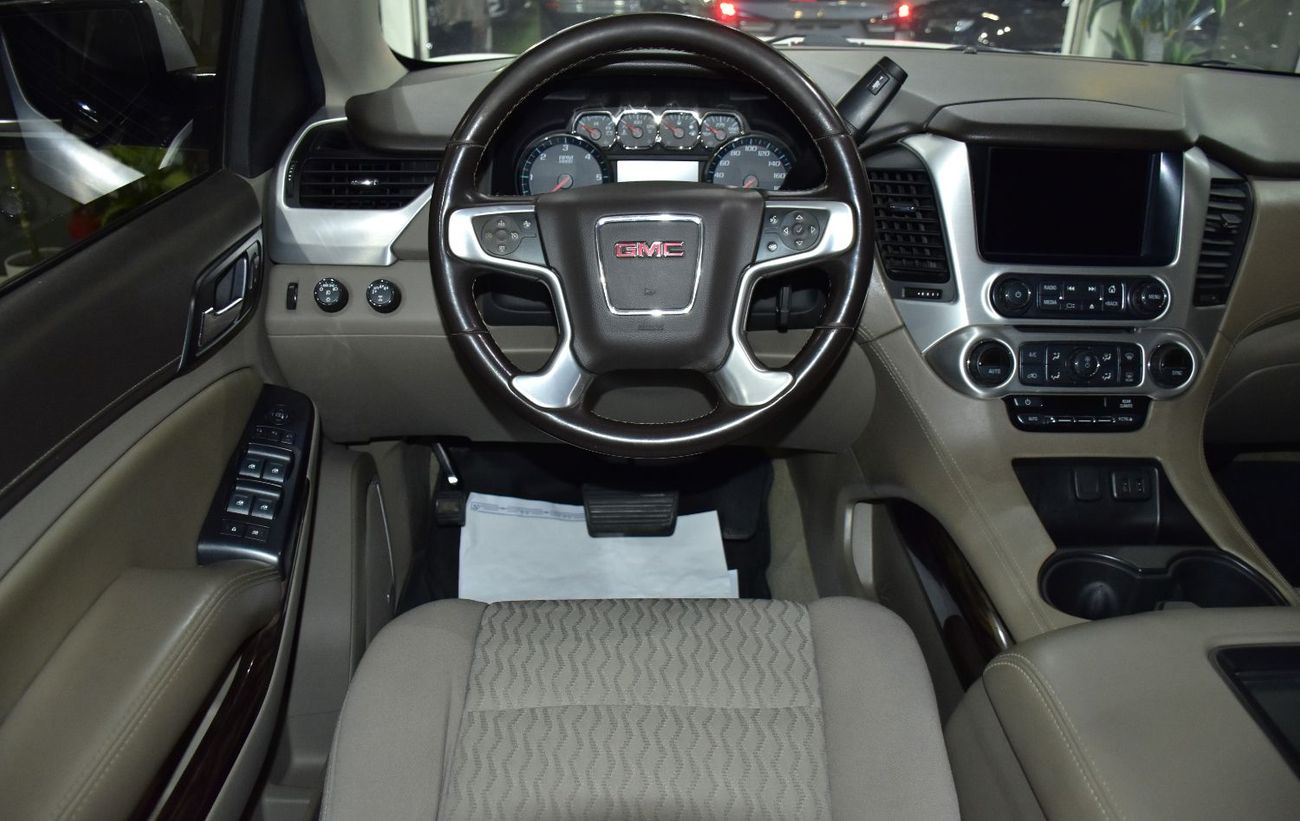 GMC Yukon EXCELLENT DEAL for our GMC Yukon SLE ( 2019 Model ) in White Color GCC Specs