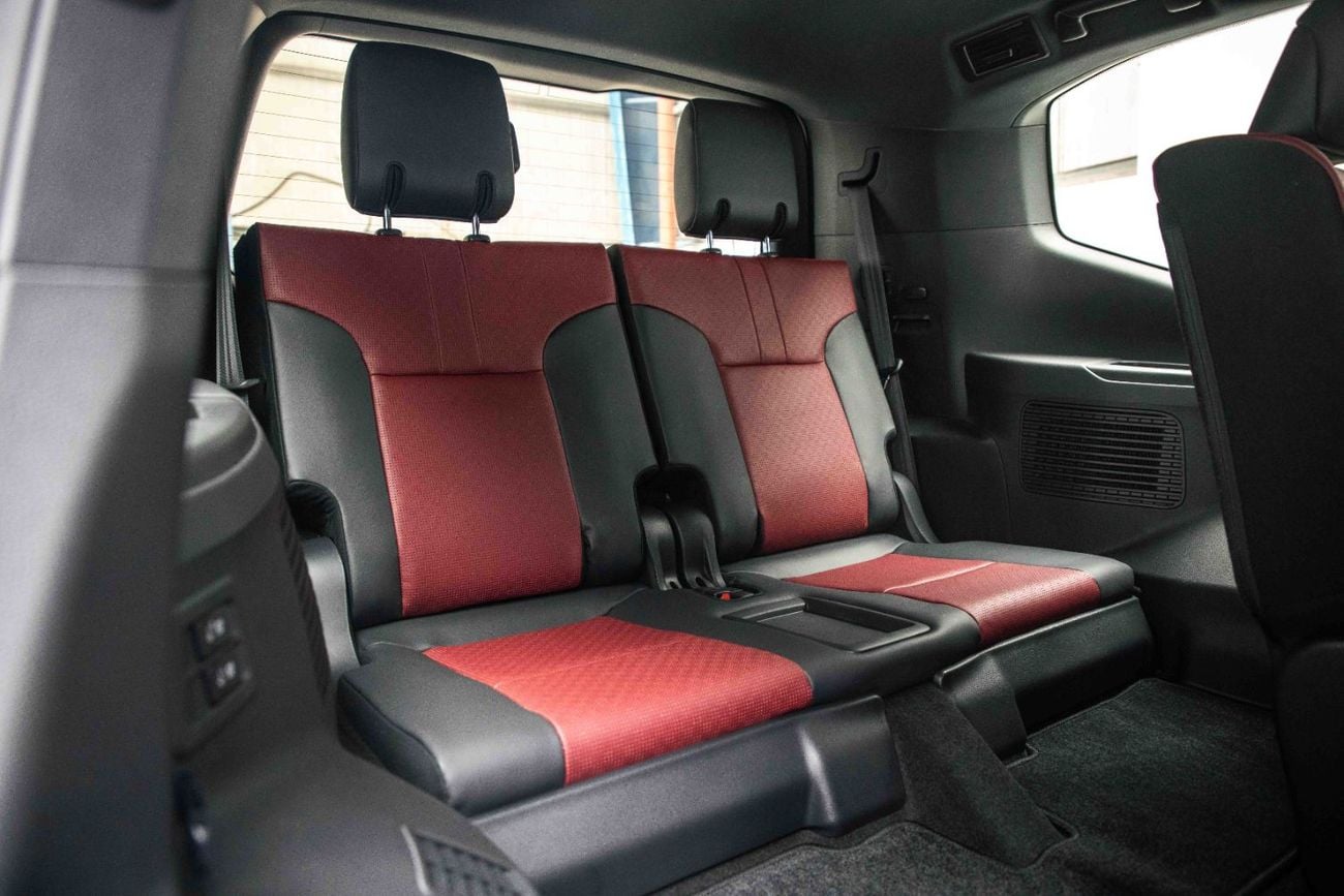 Toyota Land Cruiser VXR 3.5L - Platinum White Pearl Inside Red | Export Only