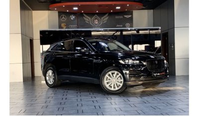 Jaguar F-Pace AED 1,800 P.M | 2018 JAGUAR F-PACE PRESTIGE AWD | PANORAMIC VIEW  | GCC | UNDER WARRANTY