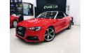 Audi A5 S-LINE CONVERTIBLE - 2016 - GCC - ONE YEAR WARRANTY D