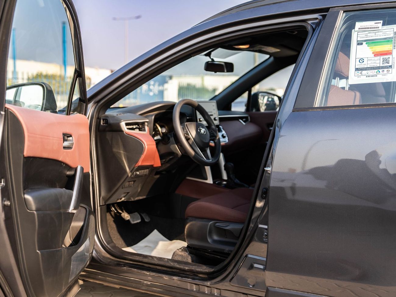 Toyota Corolla Cross 1.8 Hybrid Mid - Grey Mettalic Inside Red | Export Only