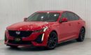 Cadillac CT5 V Series 2021 Cadillac CT5-V, 2027 Cadillac Warranty + Service Pack, Carbon Fiber Package, Very Low