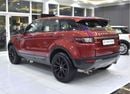 لاند روفر رانج روفر إيفوك EXCELLENT DEAL for our Land Rover Range Rover Evoque ( 2016 Model ) in Red Color GCC Specs