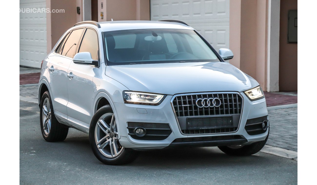 Audi Q3 35 TFSI 2015 GCC under Warranty with Zero Down-Payment.