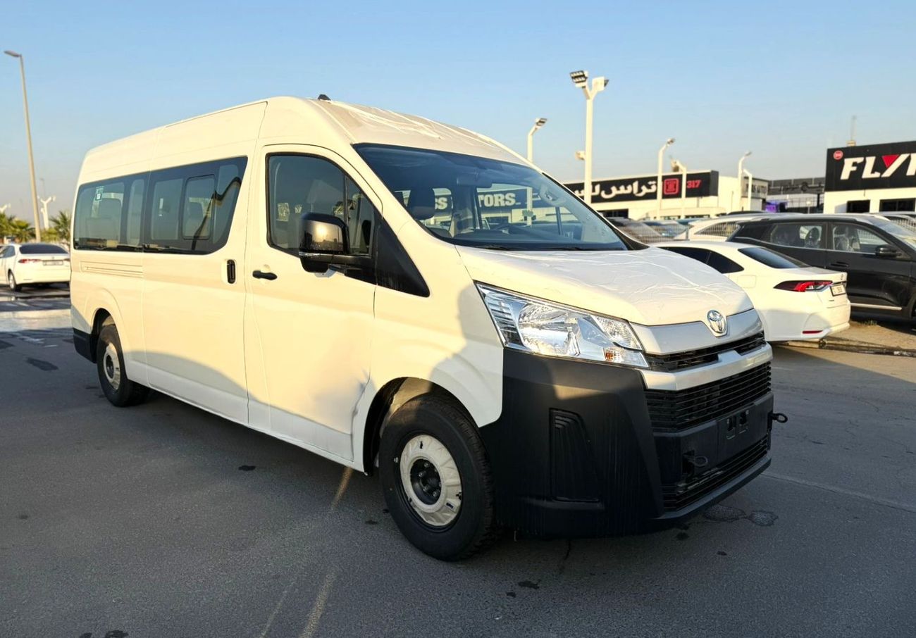تويوتا هاياس TOYOTA HIACE OMANI 13 SEATS , 3.5L PETROL V6 , M/T HIGH ROOF 2026 MODEL