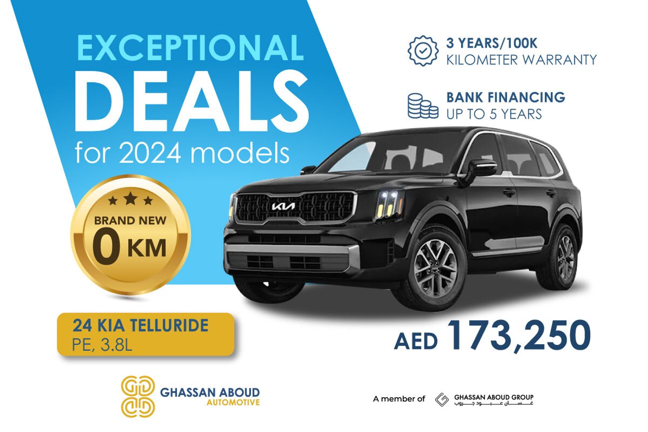 كيا تيلورايد PE 3.8L, Petrol, GTL, MY 2024