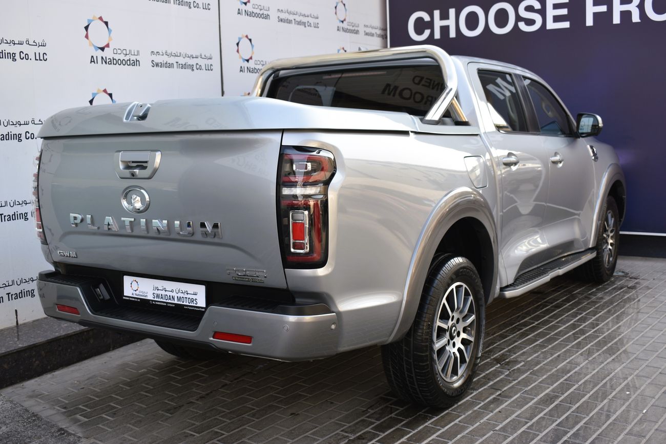 Great Wall Poer AED 1350 PM PLATINUM 4WD 2.0T AT GCC AGENCY WARRANTY UP TO 2026 OR 100K KM