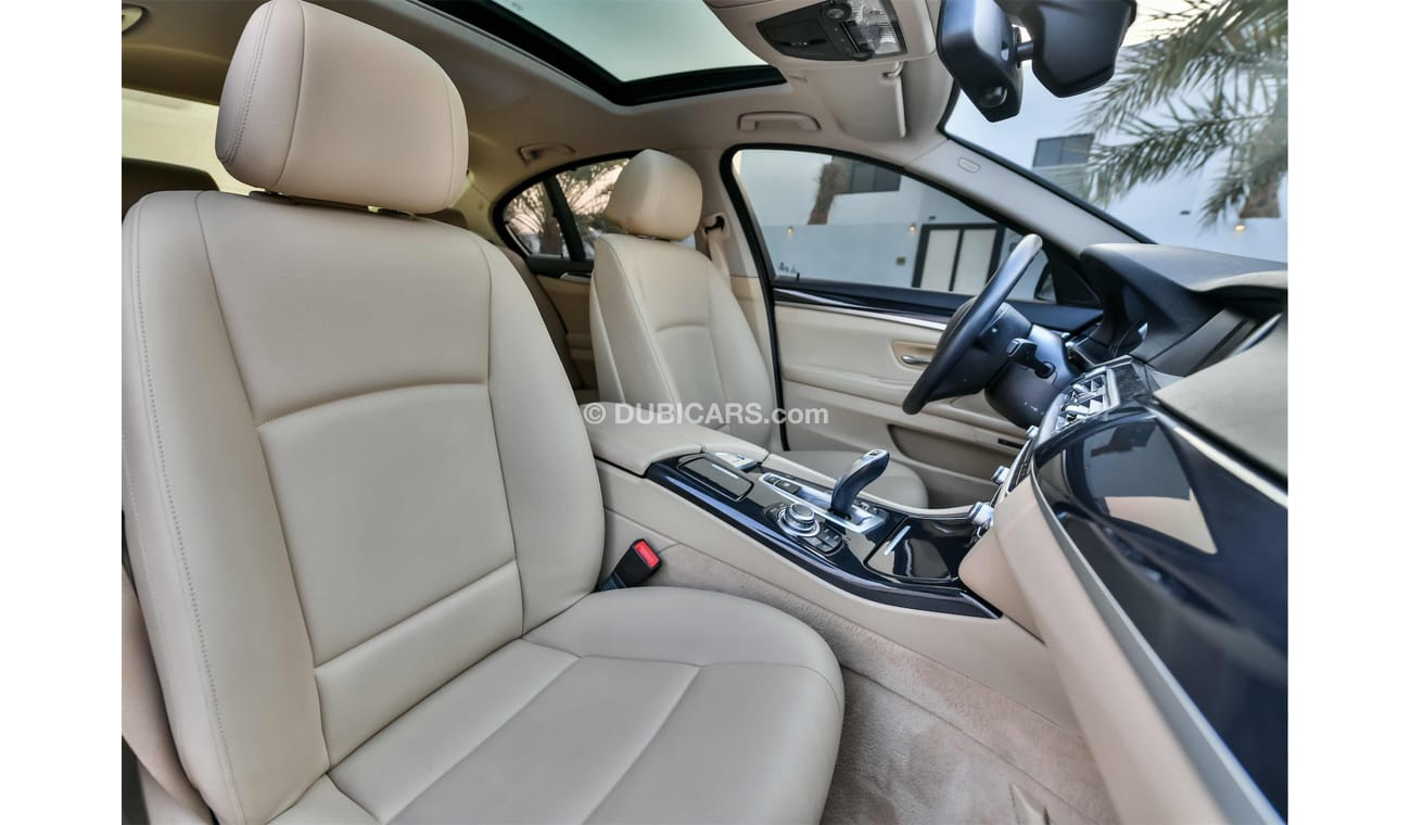 BMW 520i Twin Turbo Fully Loaded - AED 1,743 Per Month! - 0% DP