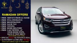 Ford Edge LEATHER SEATS + NAVIGATION + AWD / V6 / GCC / 2017 / WARRANTY + FREE SERVICE 30/5/2023/ 1246 DHS P.M