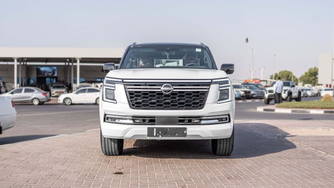 نيسان باترول 2026 Nissan Patrol SE Platinum 3.8L AT Petrol (White-Red) Black Roof (Export Only)