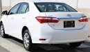 Toyota Corolla Toyota Corolla 2015 GCC SE 1.6 in excellent condition without accidents, very clean from inside and