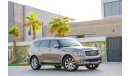 Infiniti QX80 Luxury | 2,351 P.M (4 Years) | 0% Downpayment | Full Option | Immaculate Condition!