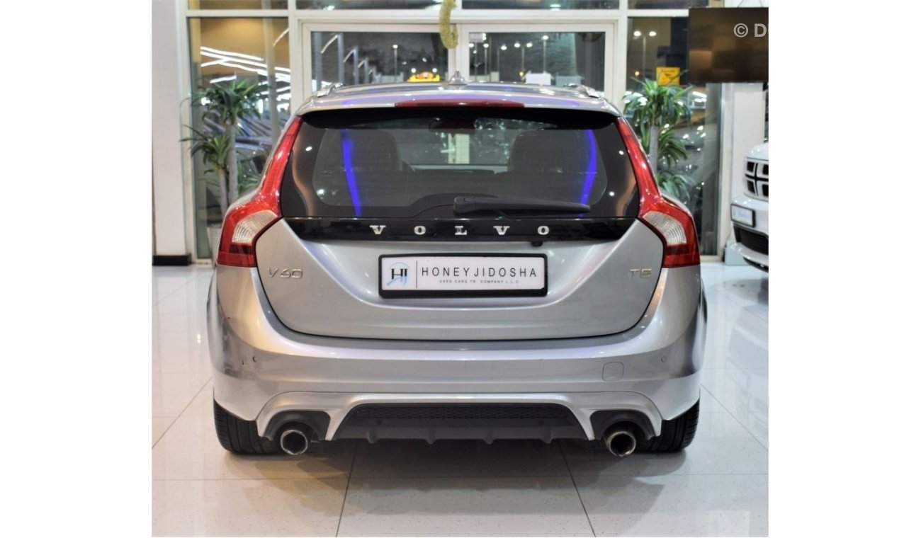 فولفو V60 EXCELLENT DEAL for our Volvo V60 T5 R-DESIGN 2014 Model!! in Silver Color! GCC Specs