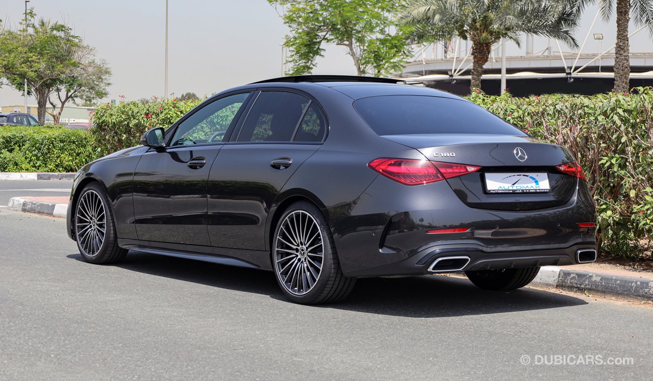 Mercedes-Benz C 180 “Baby S-Class” , GCC , 2022 , Night Package , 0Km , W/3 Yrs or 100K Km WNTY