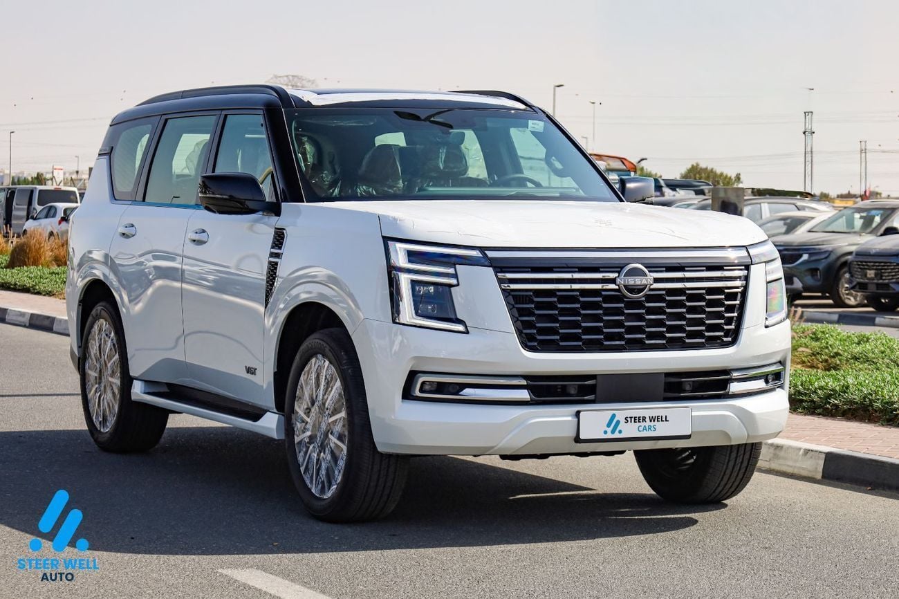 Nissan Patrol LE PLATINUM CITY 2026 | Twin-Turbo AWD | 9AT | Dual-Tone  | Tan Interior | Height-Control | Export