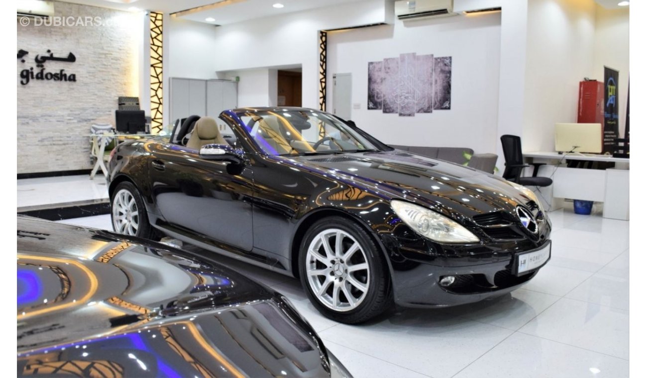 Mercedes-Benz SLK 280 EXCELLENT DEAL for our Mercedes Benz SLK 280 CONVERTIBLE ( 2007 Model ) in Black Color GCC Specs