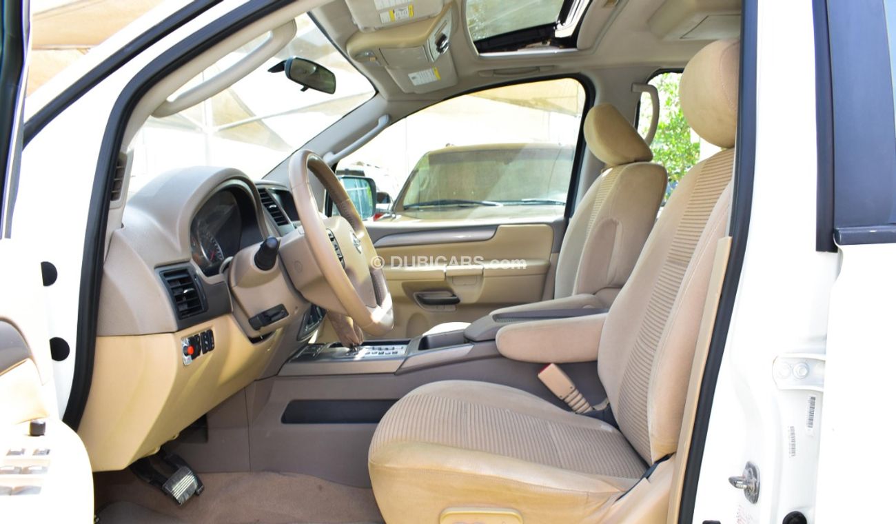 Nissan Armada SE, 2011 Gulf model, number one, cruise control slot, sensor wheels, rear camera, rear spoiler, in e