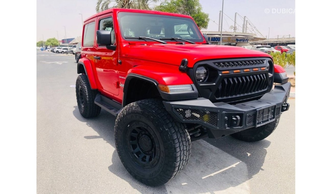 Jeep Wrangler SAHARA 2019 GCC SINGLE OWNER WITH AGENCY SERVICE IN MINT CONDITION