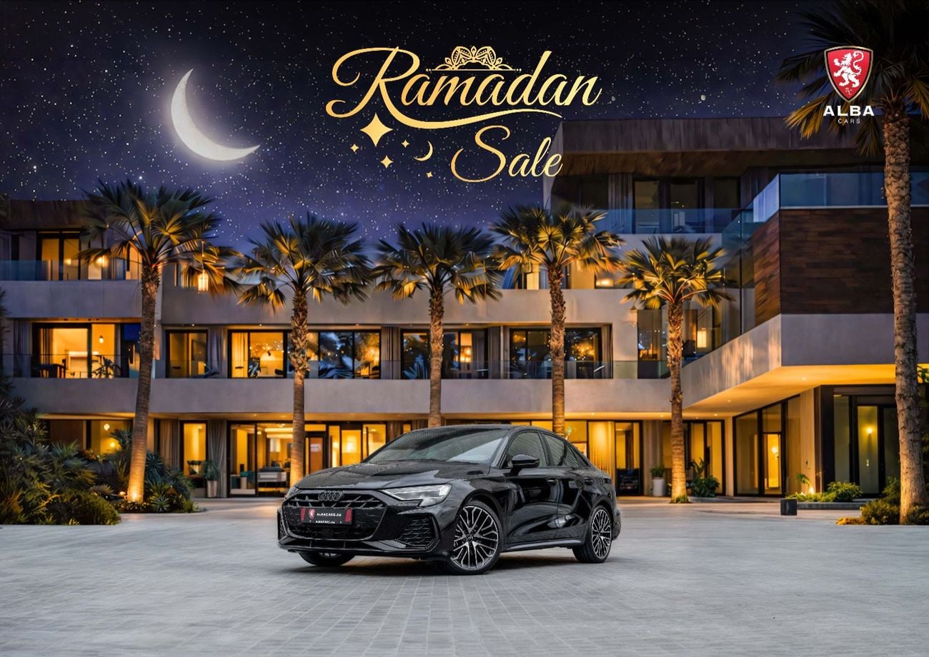 أودي A3 A3 S-Line | 3,251 P.M | 0% Downpayment | A3 S-LINE | AUDI WARRANTY & SERVICE! | Ramadan Offer!
