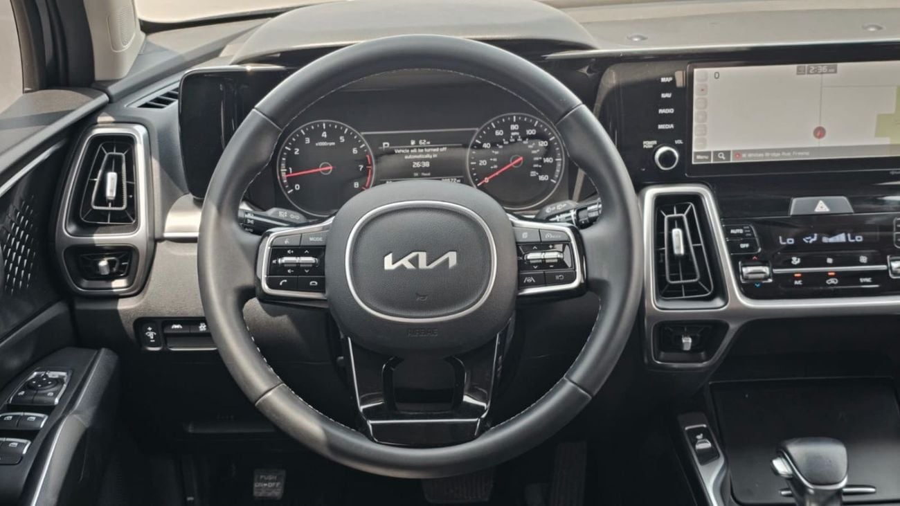 Kia Sorento Std 2.5L AWD SORENTO,2.5L,V4,PANORAMIC ROOF,RADAR,LEATHER SEATS,D.POWER SEAT,7SEATS,LED LIGHTS,A/T,U