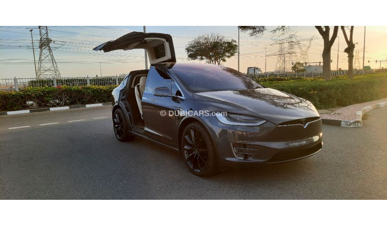 Used TESLA MODEL X 100 D GCC WARRANTY TESLA FULL TOP OPTION ORGINAL