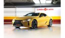 لكزس LC 500 Lexus LC 500 2017 GCC under Agency Warranty with Flexible Down-Payment