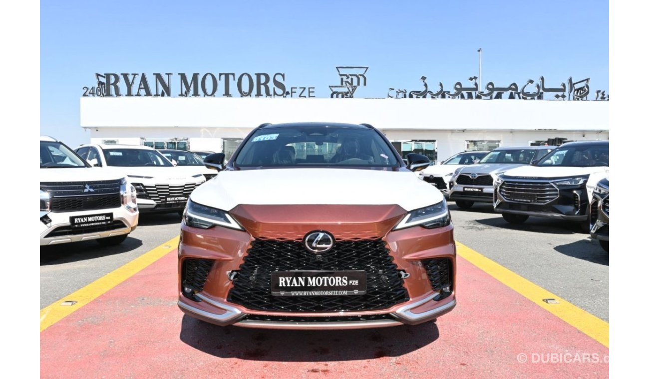 لكزس RX 350 Lexus RX350 F-Sport 2.4L, 4-cylinder, Turbo, AWD , Model 2023, Color Sonic Copper