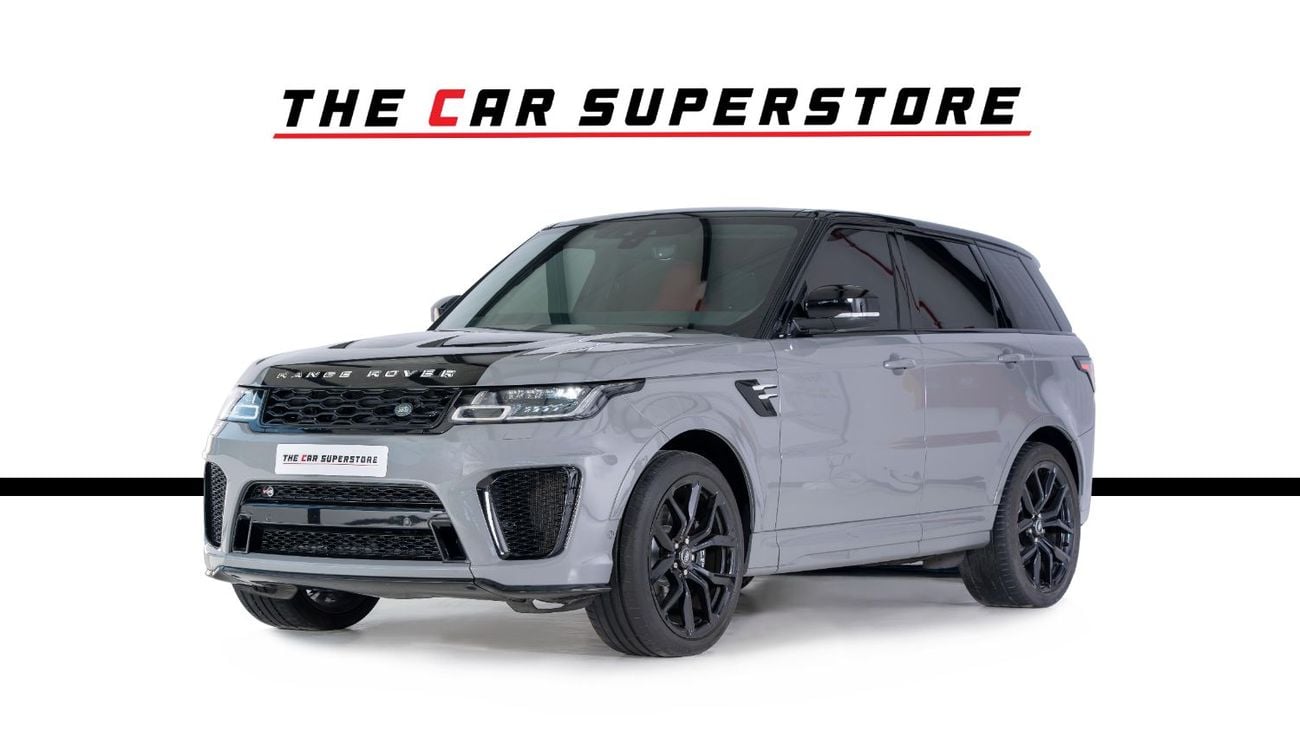 Land Rover Range Rover Sport SVR 5.0L (575 HP) AWD Range Rover Sport SVR Ultimate Edition-Bespoke Color-Black/Red Interior-Black