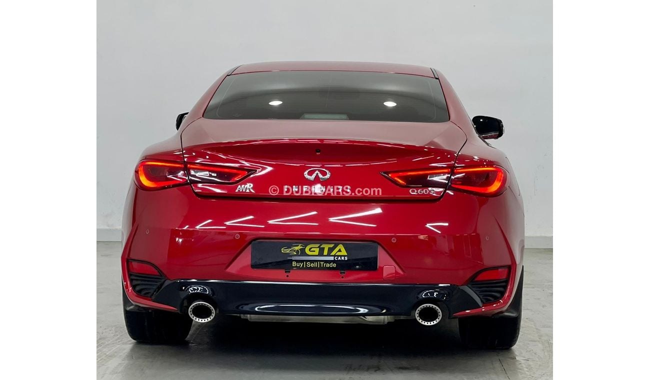 Infiniti Q60 Red Sport 2019 Infiniti Q60 S Red Sport, Full Infiniti Service History, Warranty, Low Kms, GCC