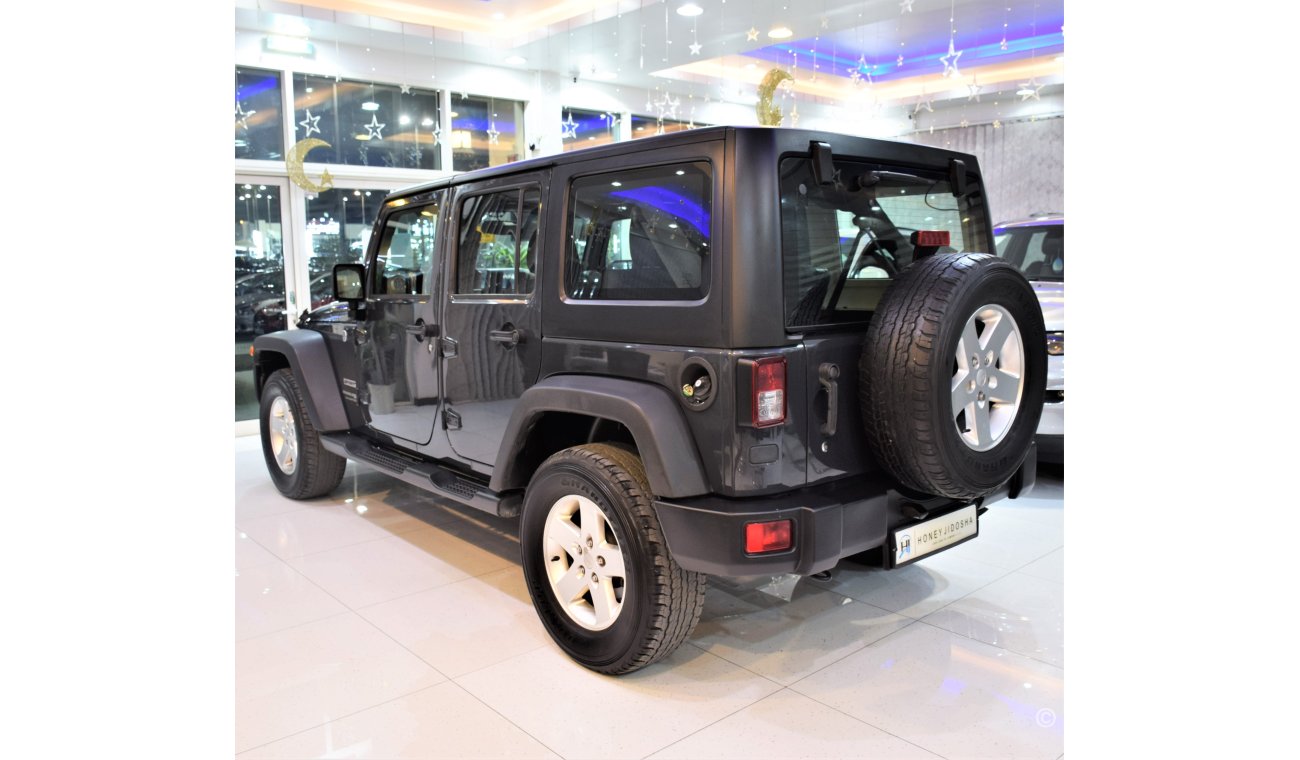 Jeep Wrangler Jeep Wrangler JK UNLIMITED SPORT 2018 Model!! in Grey Color! GCC Specs ORIGINAL PAINT ( صبغ وكاله ) 