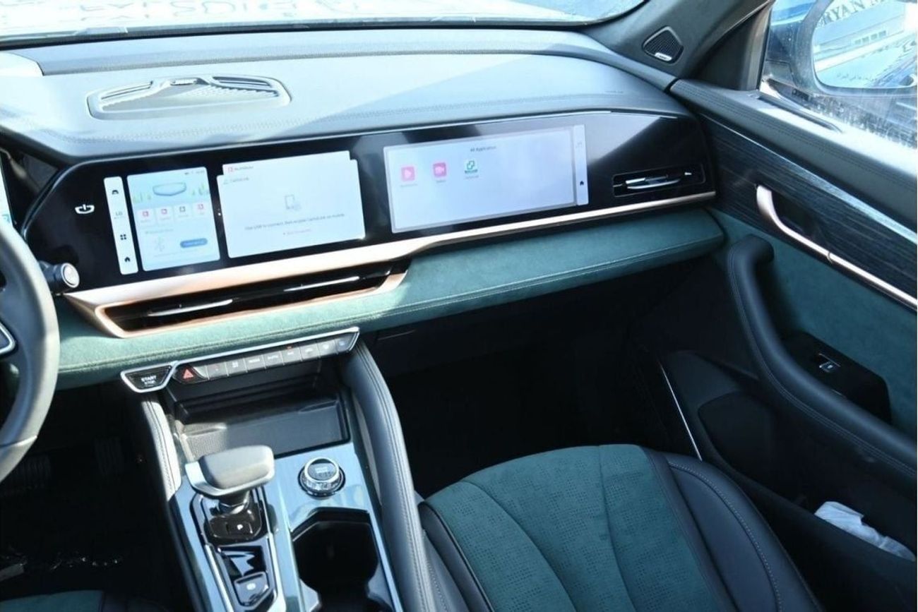 جيلي مونجارو Geely Monjaro 2.0L Turbo, 4WD Petrol, Model 2024 , Color Teal