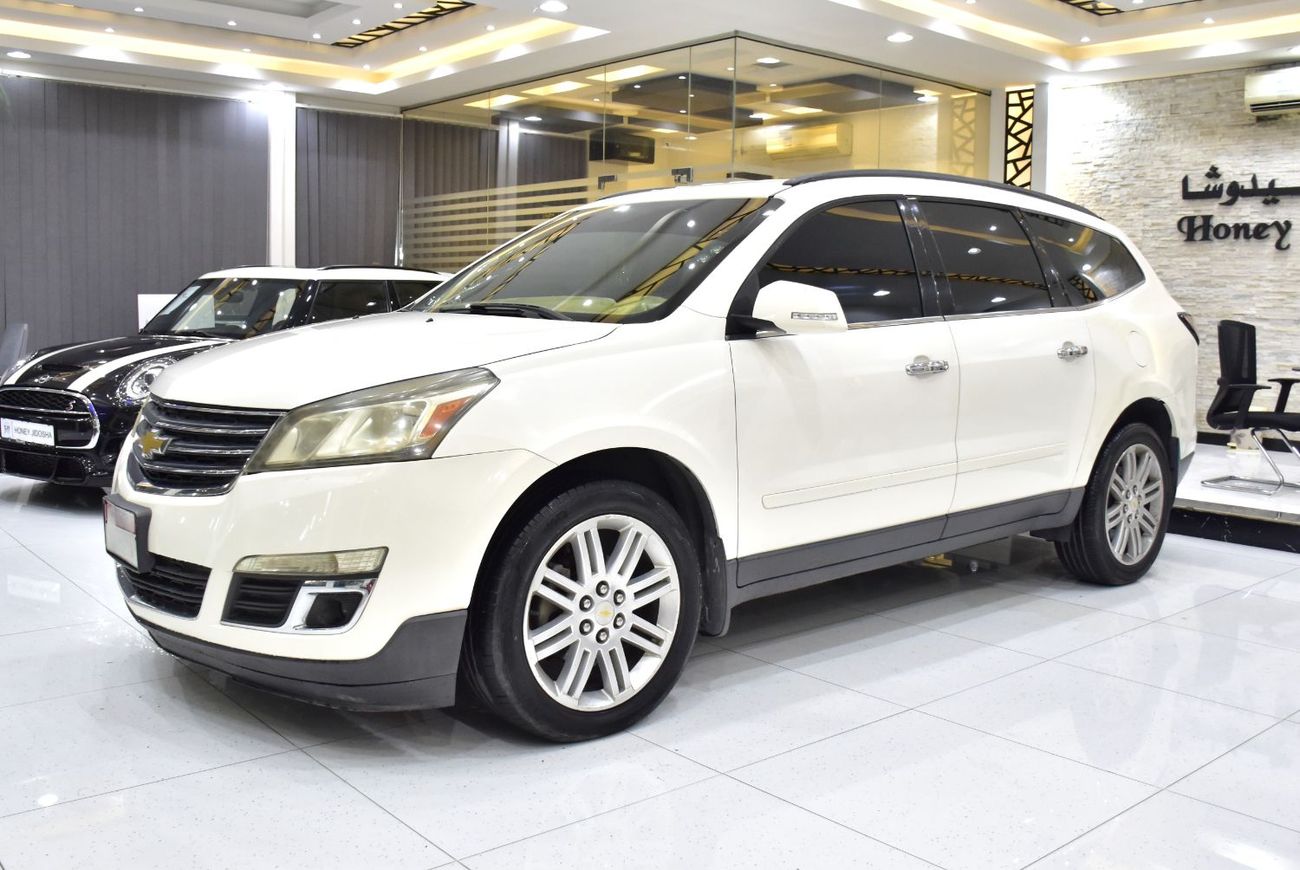 شيفروليه ترافيرس EXCELLENT DEAL for our Chevrolet Traverse LT ( 2014 Model ) in White Color GCC Specs
