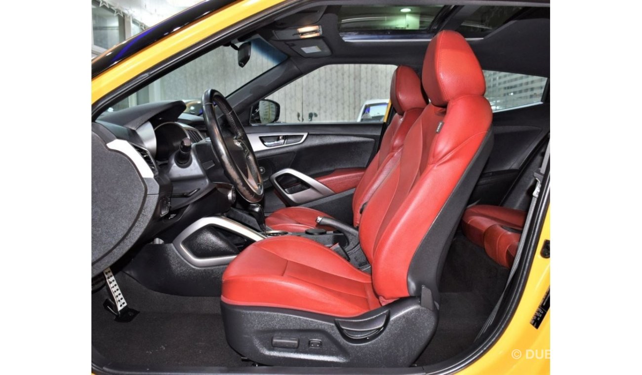 Hyundai Veloster EXCELLENT DEAL for our Hyundai Veloster 2016 Model!! in Yellow Color! GCC Specs