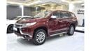 Mitsubishi Montero EXCELLENT DEAL for our Mitsubishi Montero Sport ( 2017 Model ) in Burgundy Color GCC Specs