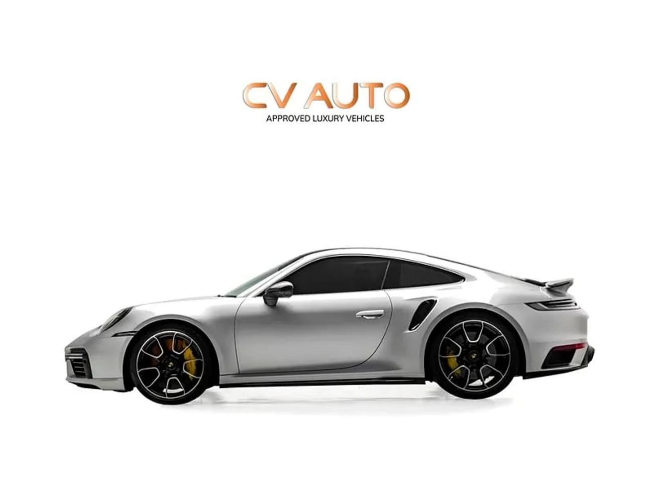 Porsche 911 Turbo S 3.8L (640 HP) Coupe | With Upgraded Akrapovic Titanium Exhaust | GCC Spec | With Warranty