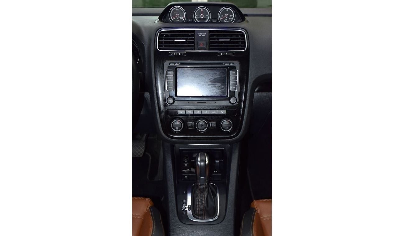 Volkswagen Scirocco EXCELLENT DEAL for our Volkswagen Scirocco 2.0 TSi ( 2016 Model ) in Brown Color GCC Specs