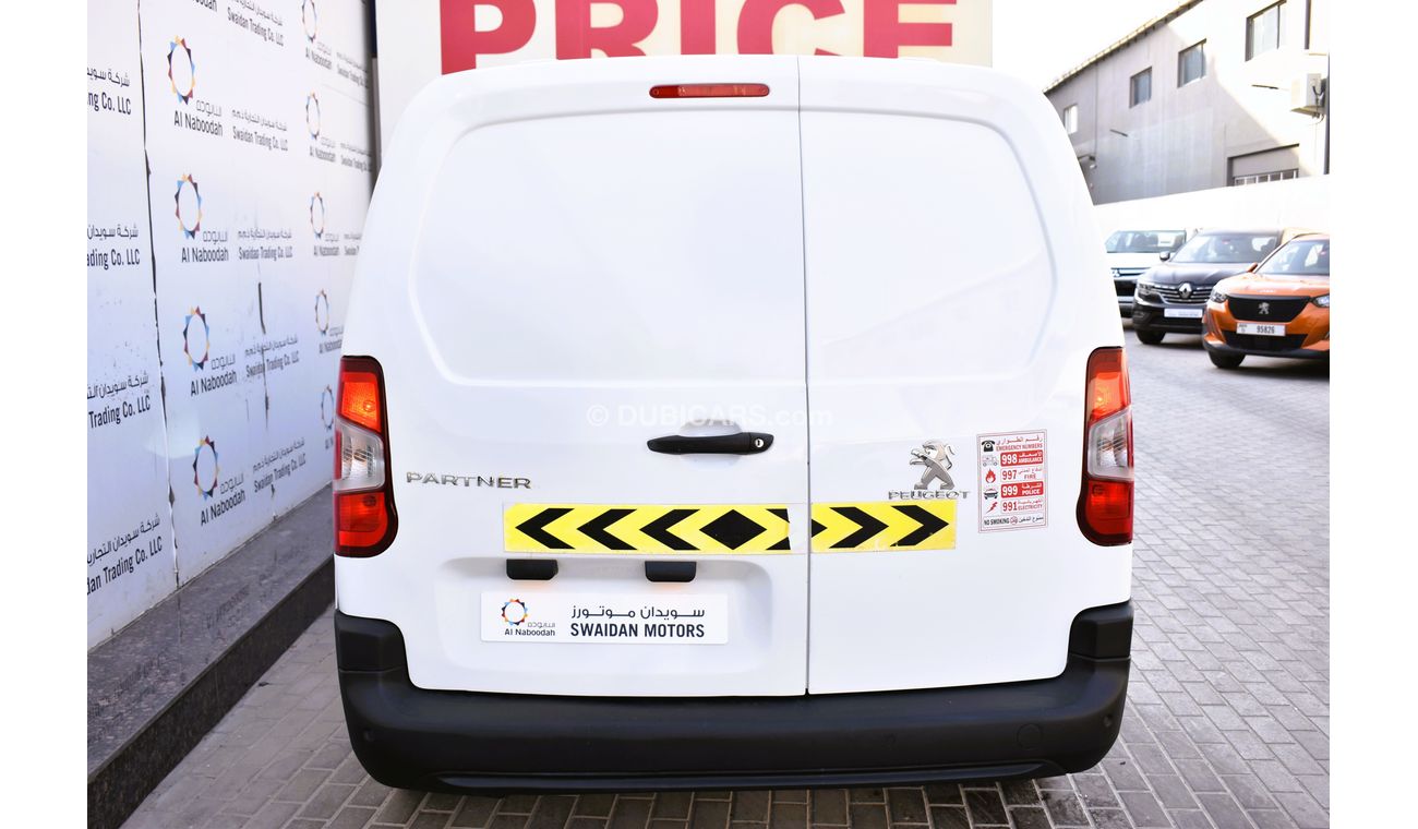 Peugeot Partner AED 719 PM | 1.6L MT VAN GCC AGENCY WARRANTY