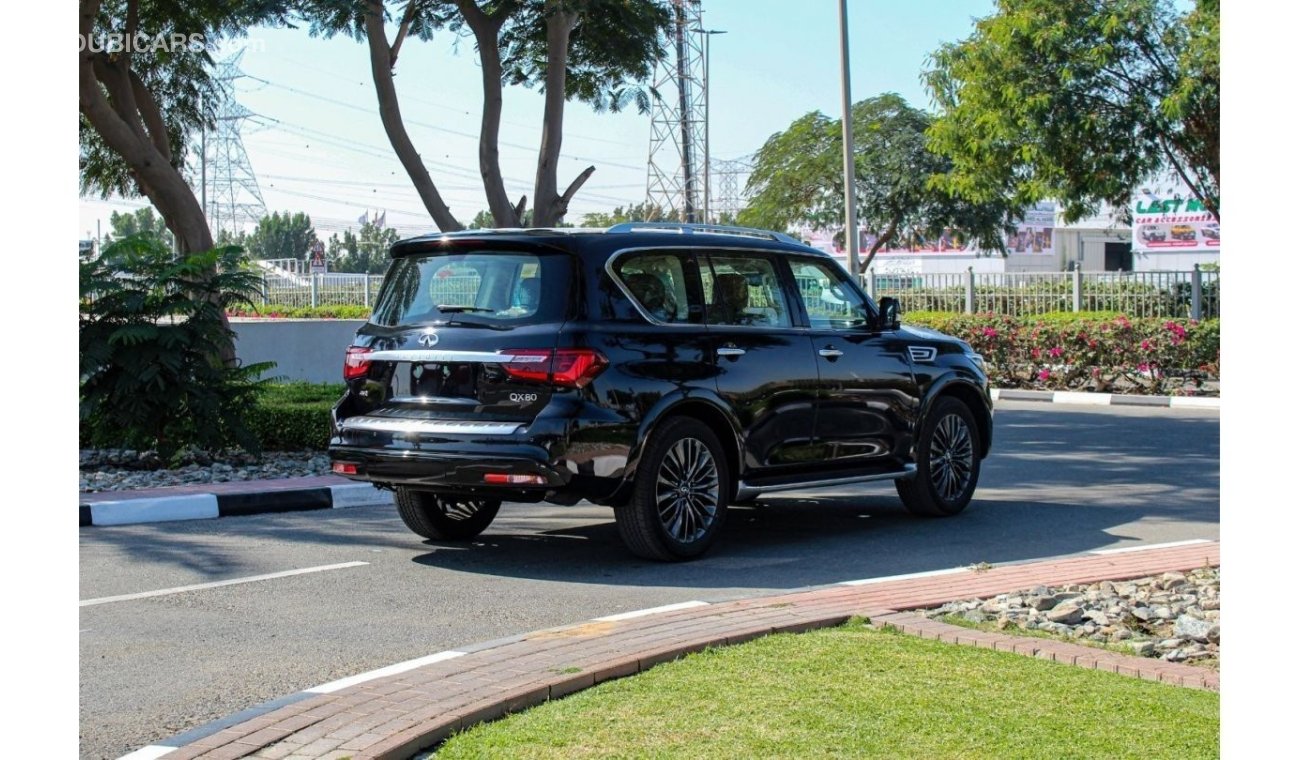 Infiniti QX80 Black Edition 8 INFINITI QX80 LUXURY GCC WARRANTY