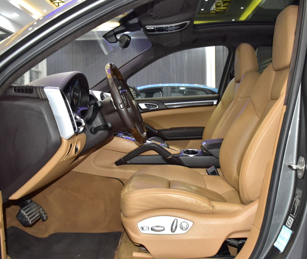 Porsche Cayenne EXCELLENT DEAL for our Porsche Cayenne GTS ( 2014 Model ) in Grey Color GCC Specs