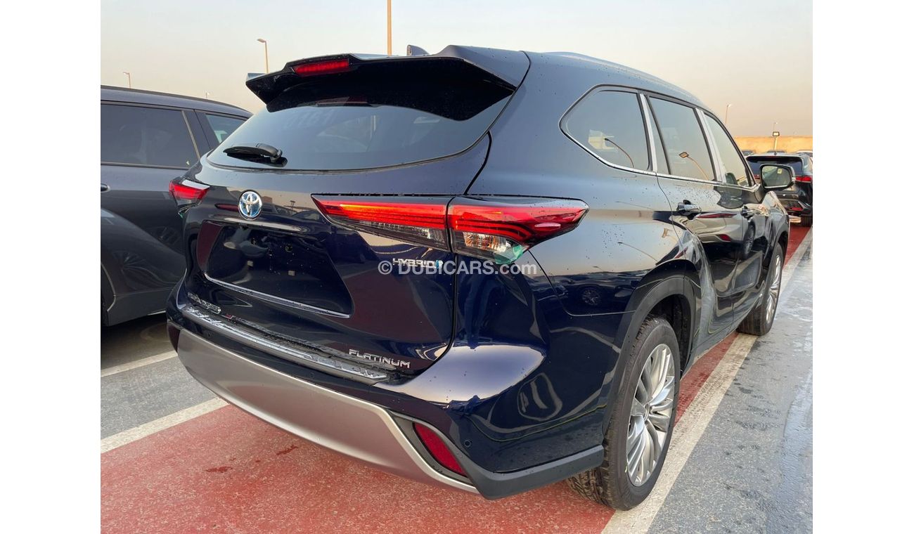 Toyota Highlander PLATINUM HYBRID 2.4L TURBO CANADIAN 2023 MODEL